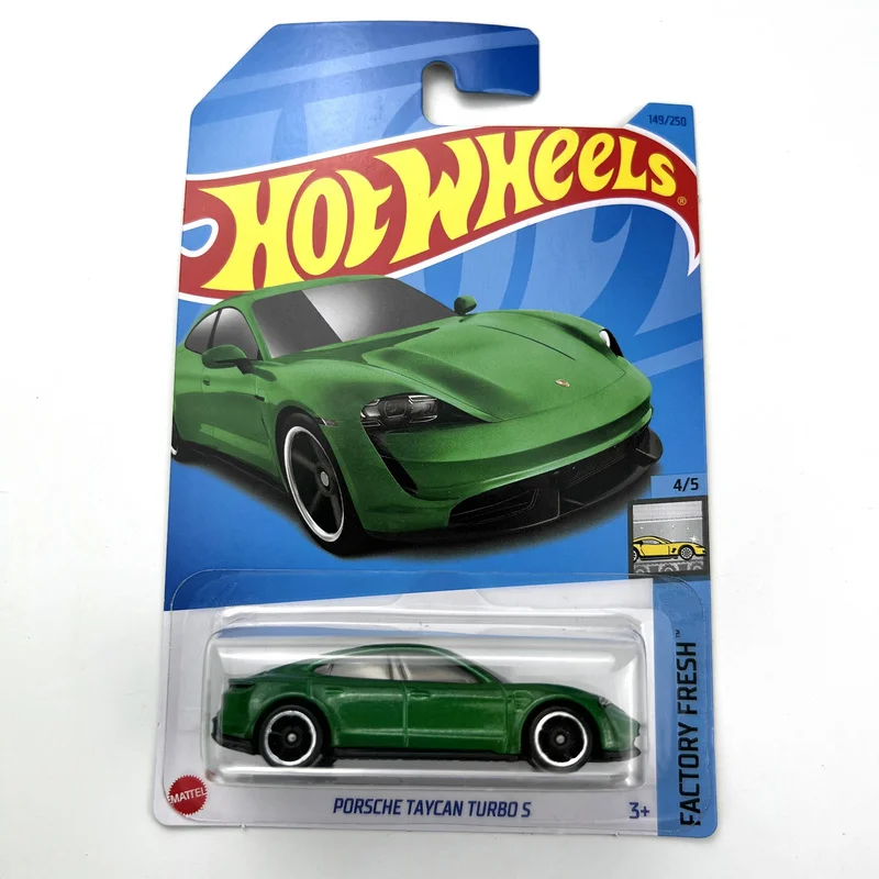 

2023-149 автомобили Hot Wheels PORSCHE TAYCAN TURBO S 1/64 металлические Литые модели игрушечных автомобилей