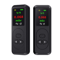 2025 New-2X Geiger Counter Nuclear Radiation Detector Personal Dosimeter X Γ Β-Rays Detector Radioactive Tester Alarm-Black