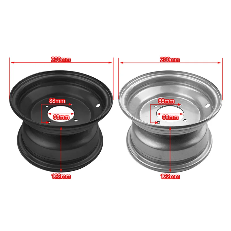 for ATV Buggy Quad Dirt Bike Beach Wheel Motorcycle Tire Accessoriesm 16x8-7 7 Inch Rim front Rear Wheels high quality