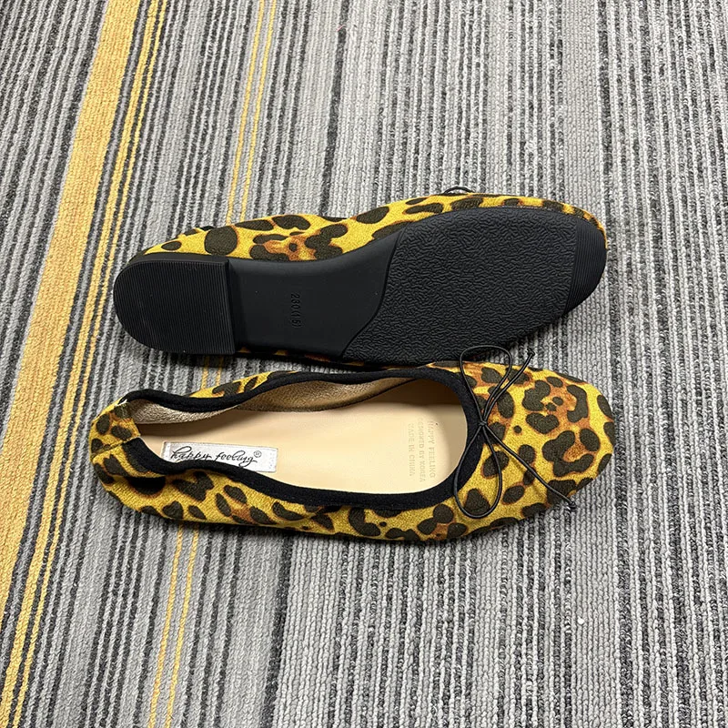 Neue modische Damen-Ballerinas mit runder Spitze, flache Slip-On-Schuhe, weiche, bequeme, elegante Damenschuhe mit flachem Absatz – Detail 17