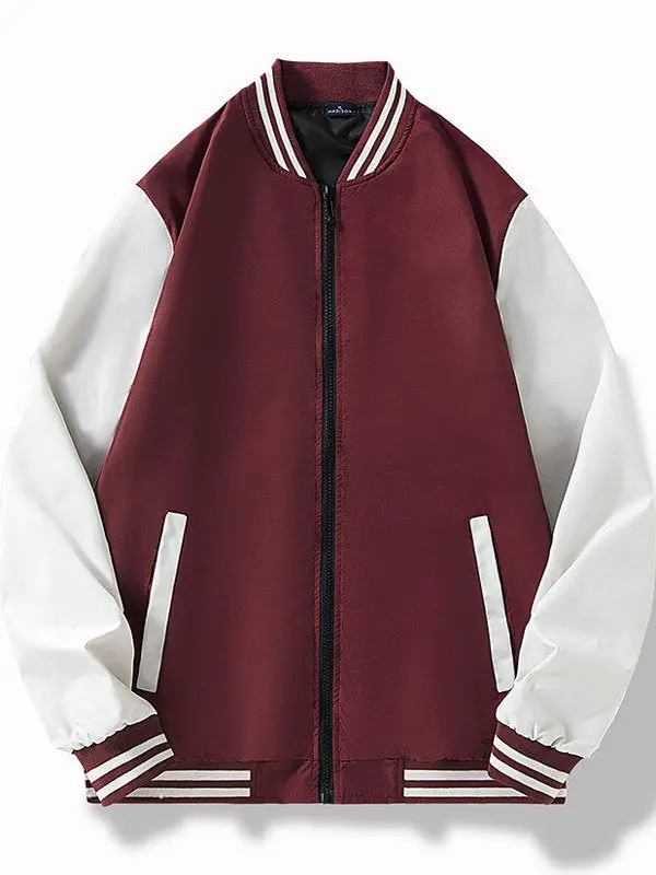 

Spring 2025 New Sle Loose Fit Youthful Baseball Jaet for Men Breathable Outdoor Sports T orm Casual Trendy Coat