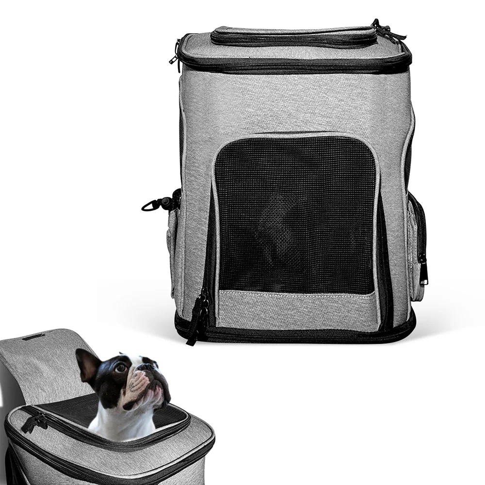 

ONGODOG Expandable Pet Carrier Bag Cat Carrier Backpack Transport Travel Bag Large Capacity Creative for Cats Dogs for Hiking