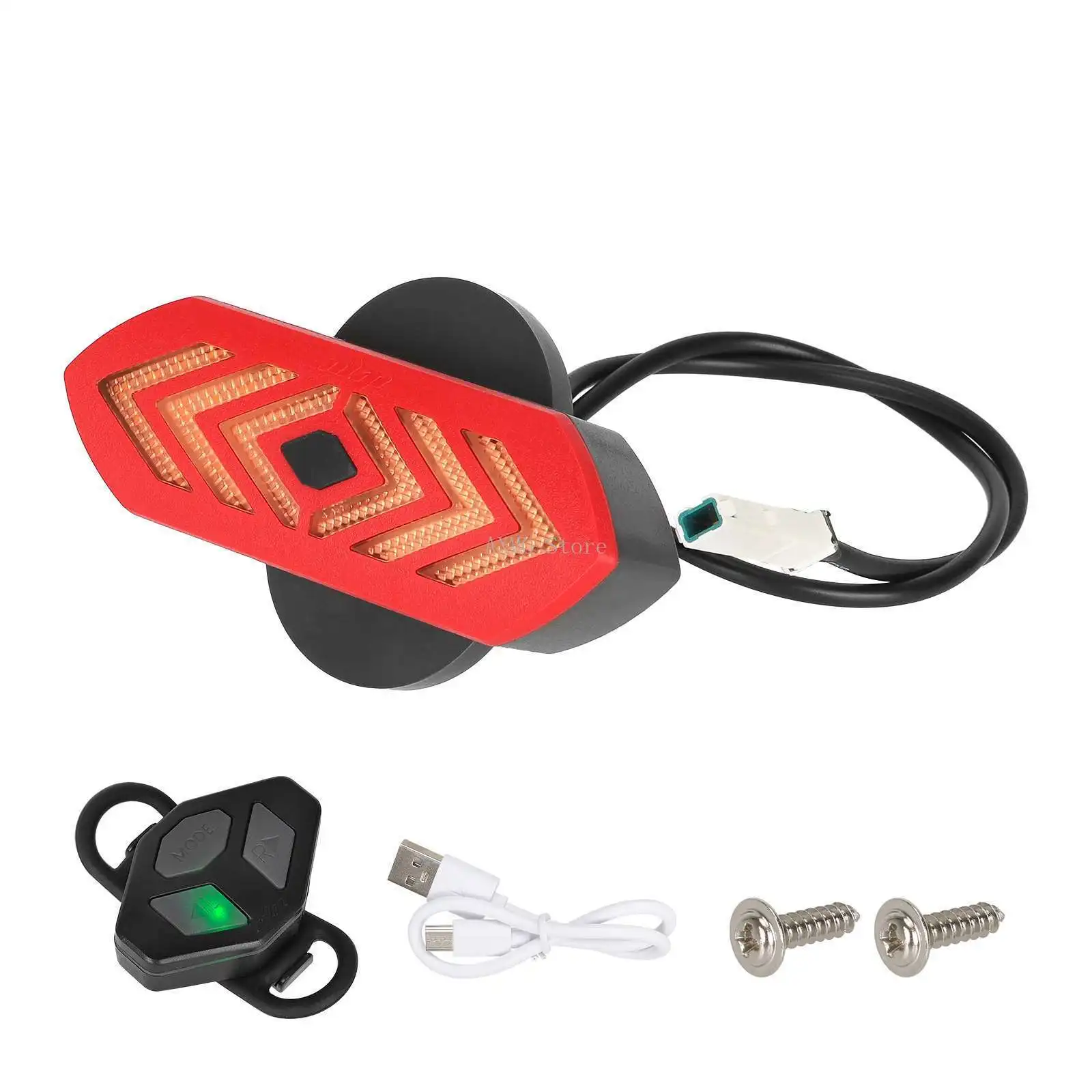 

Ulip Scooter Splash Fender Turn Taillight for Xiaomi 4Pro Mudguard with Ubs Wire Remote Control Taillight E-Scooter Accessories