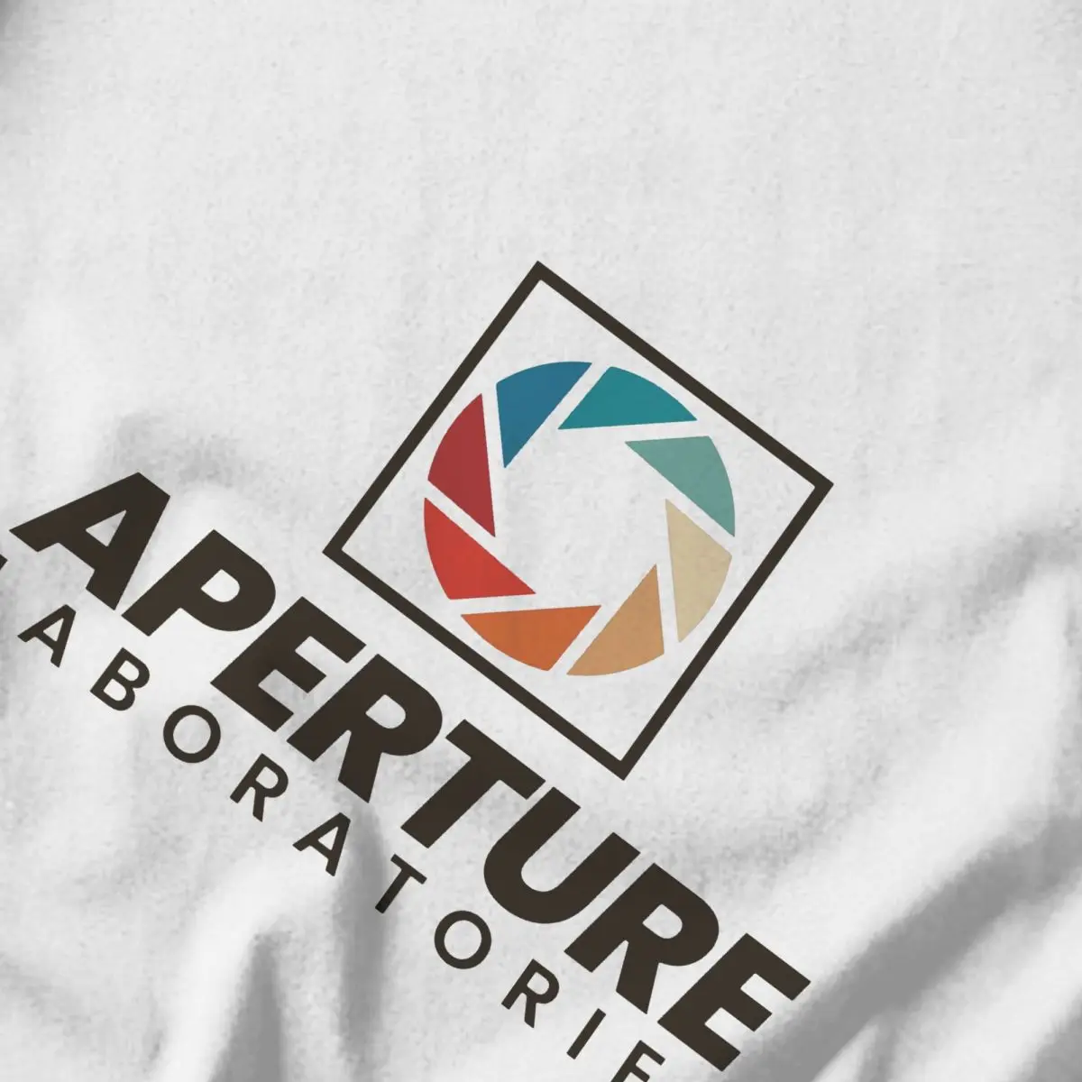 Men Vintage Aperture Science Lab Laboratories T Shirt Streetwear Plus Size Cotton Custom Sleeve Tshirt image 4