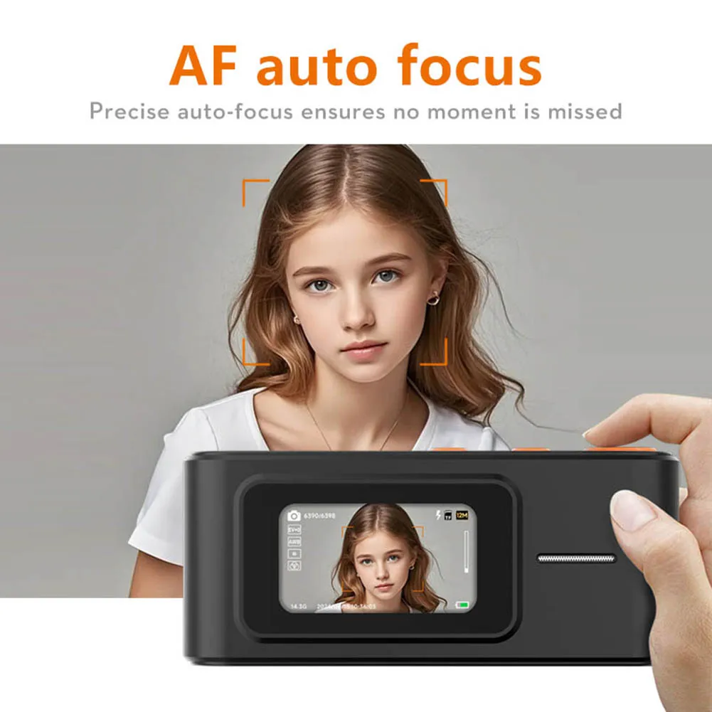 Камера высокого разрешения 8, ретро-фильтры, винтажная компактная камера, маленькая камера для видеоблогов для начинающих фотографий