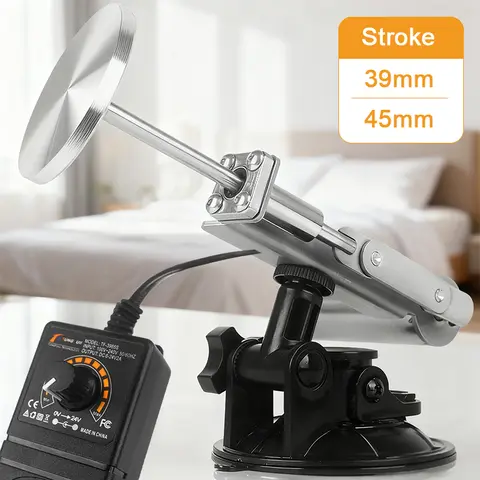 Telescopic Sex Machines with 60mm Aluminum Suction Cup 39mm/45mm Stroke DC 24V Reciprocating Linear Actuator Sex Toys 100V-240V