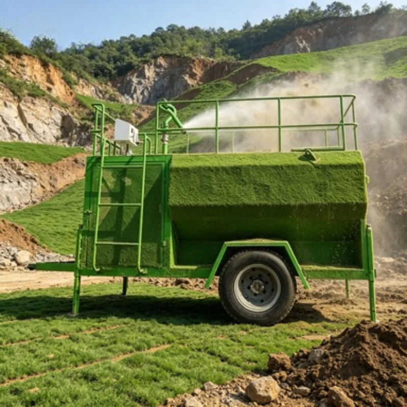 Diesel Hydroseeder Grass Sowing Machine Heavy Duty Sprayer for Reclamation Project