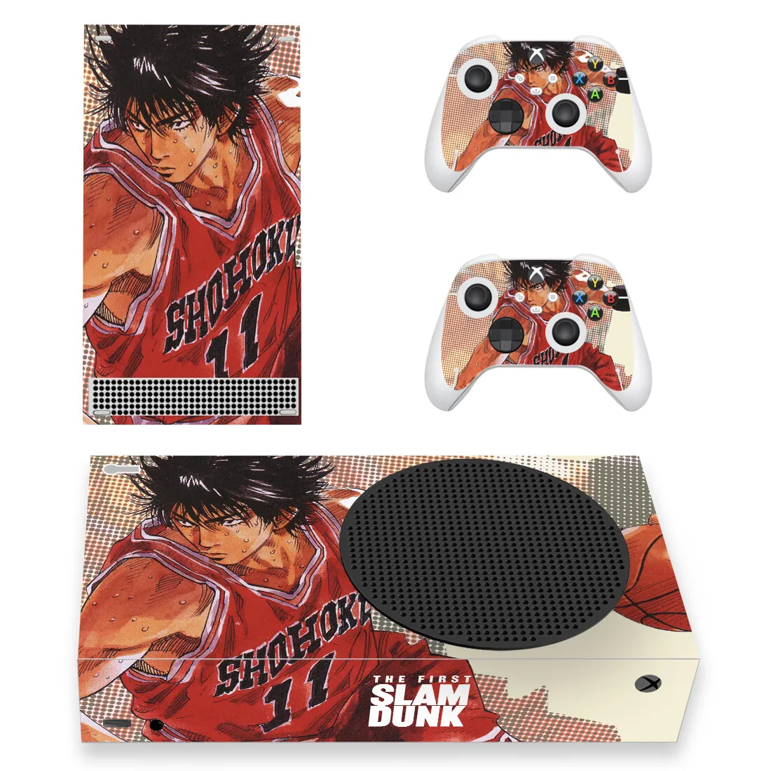 SLAM DUNK Skin Sticker Decal Cover for Xbox Series S Console and 2 Controllers XSS Skins Vinyl