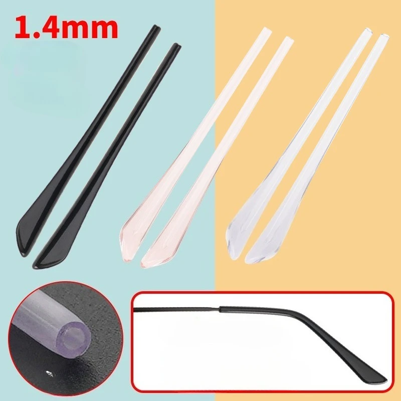 Eyeglasses Silicone Ear Grips, Anti-Slip Temple Tips for Thin Legs, Anti-Drop Safety Holders for Glasses view 4