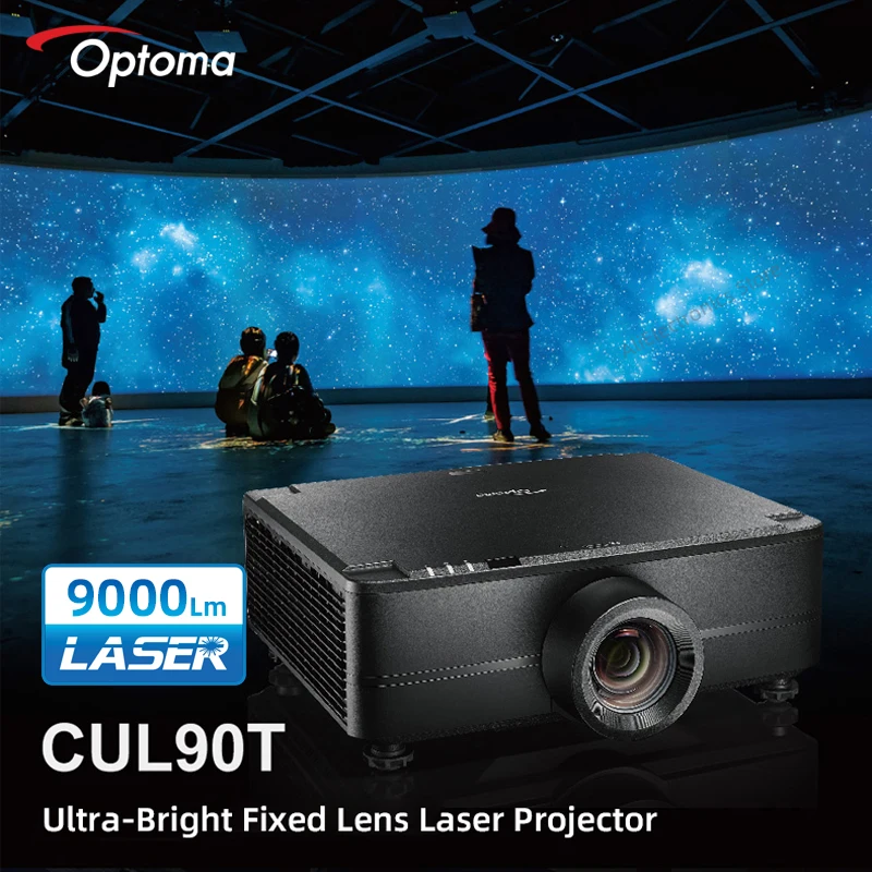 Optoma Ultra-Bright Laser Professional Projector CUL90T 9000 Lumens WUXGA Beamer Integrated Warping&Edge Blending Processor