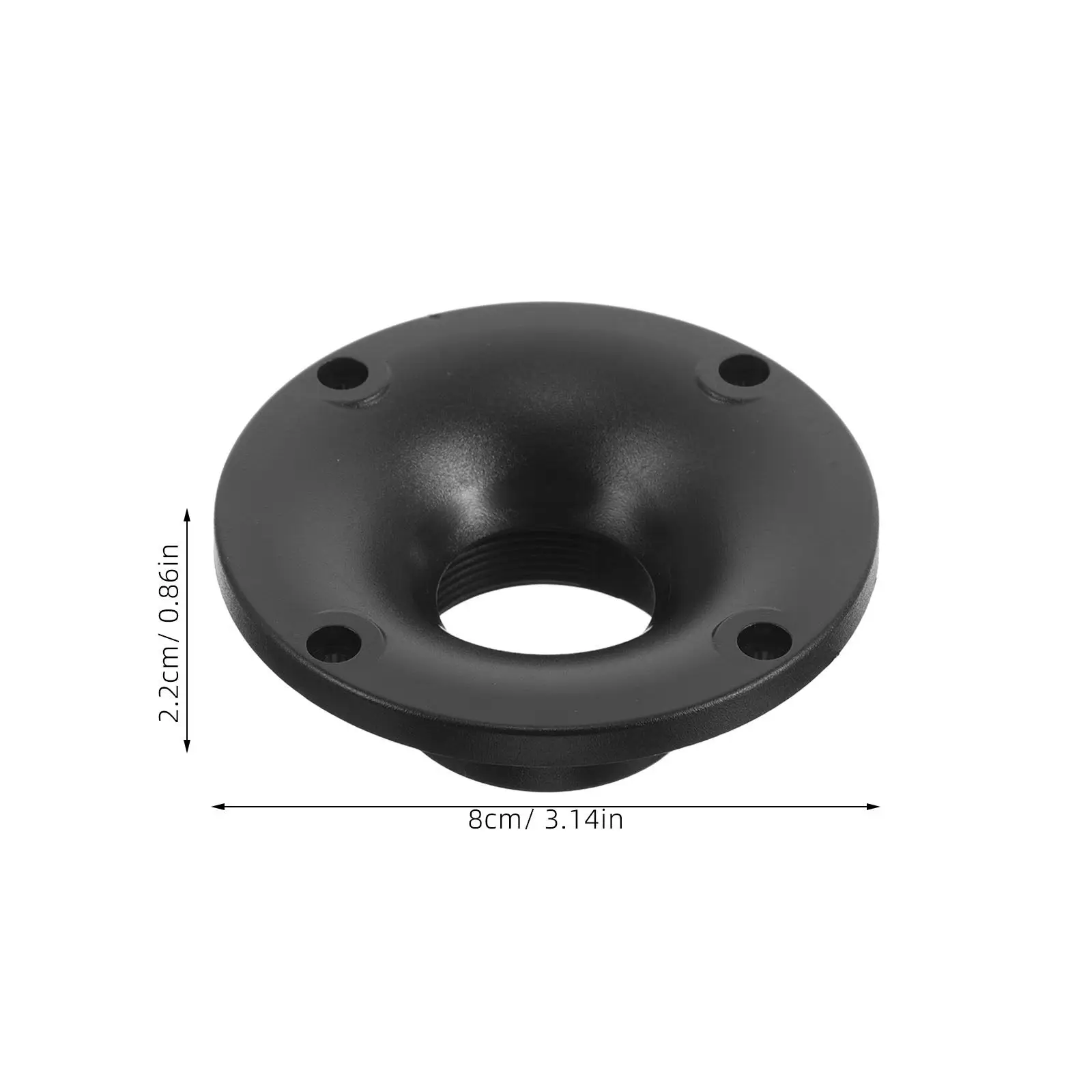 4Pcs 80Mm Plastic Stage Speaker Horn Adapter Internal Thread for Uniform Sound Coverage Outdoor Events Car Audio Performance