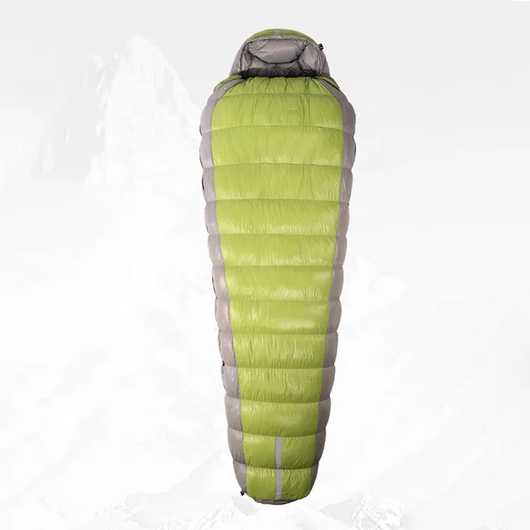 New design goose down sleeping bags for cold weather waterproof adult size sleeping bag goose down