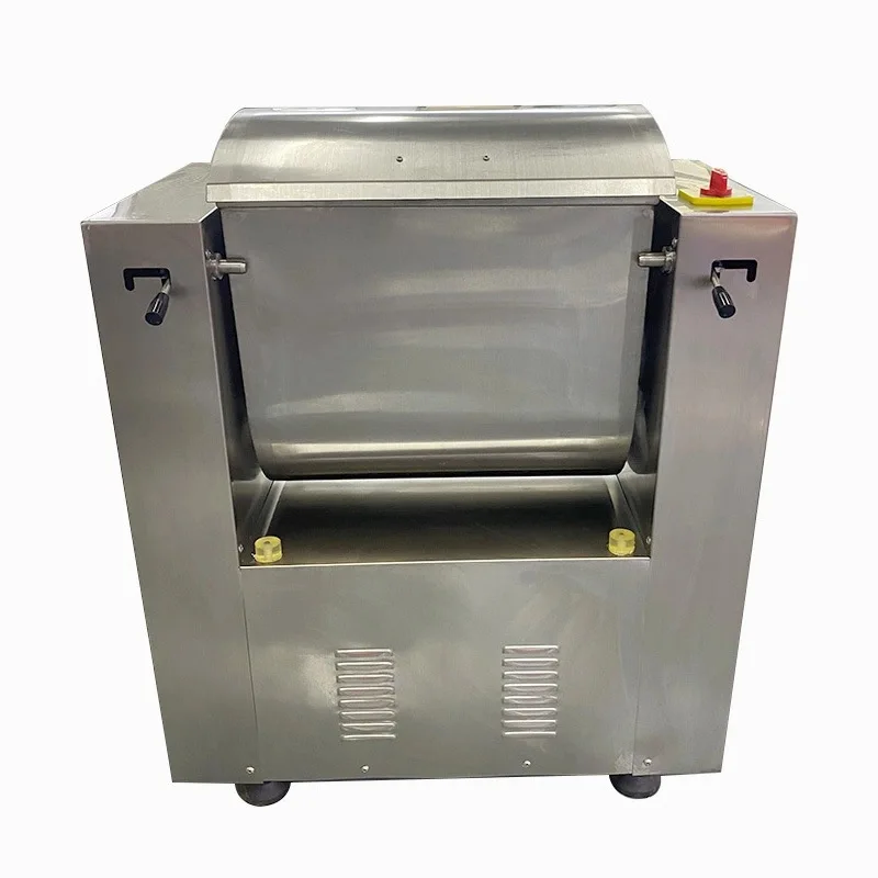 

Commercial silent horizontal dough mixing machine, stainless steel dough kneading machine, high-power mixing dough mixing