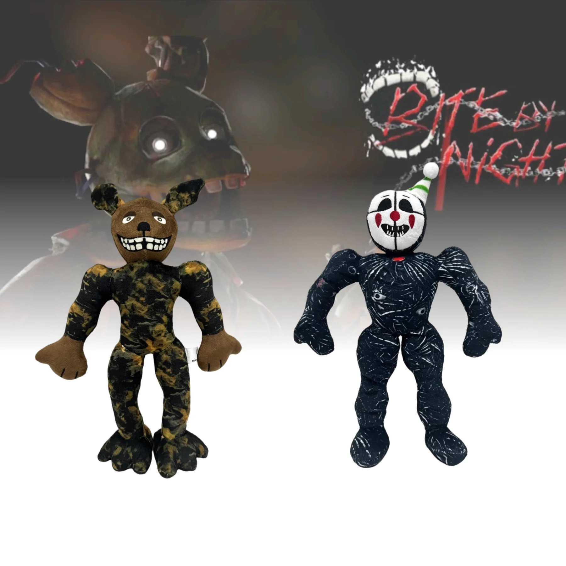 

25CM 2026 New Bite By Night Scary Dog Killer Plush Toy Horror Game Stuffed Animal For Kids Collectible Gift Hot Sale Item