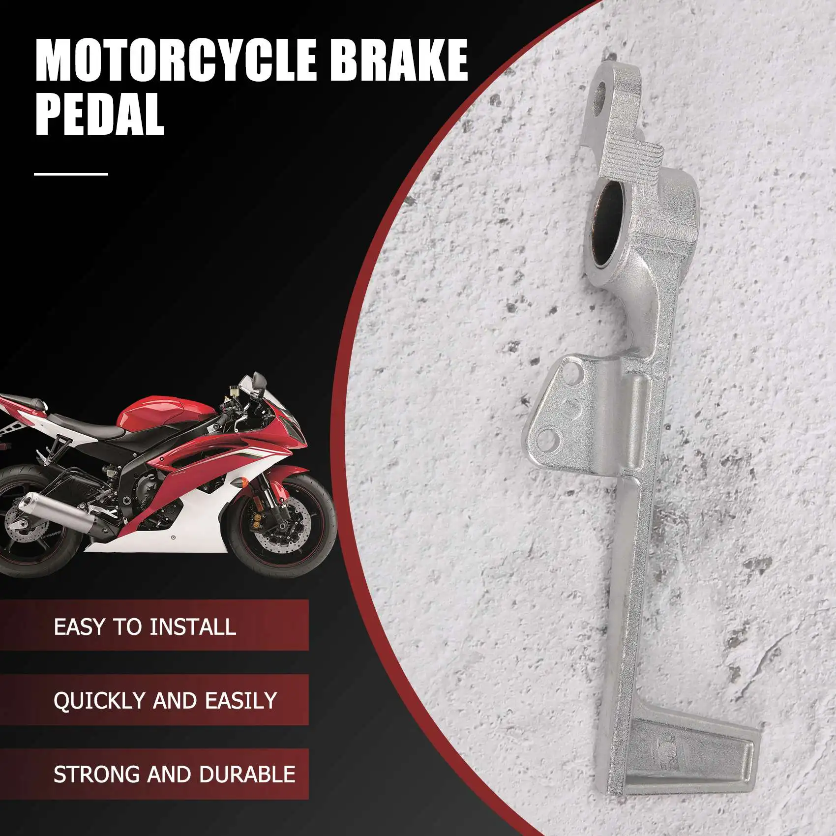 Motorcycle Rear Brake Pedal Foot Lever for HONDA CBR600RR CBR 600 RR 2003-2006