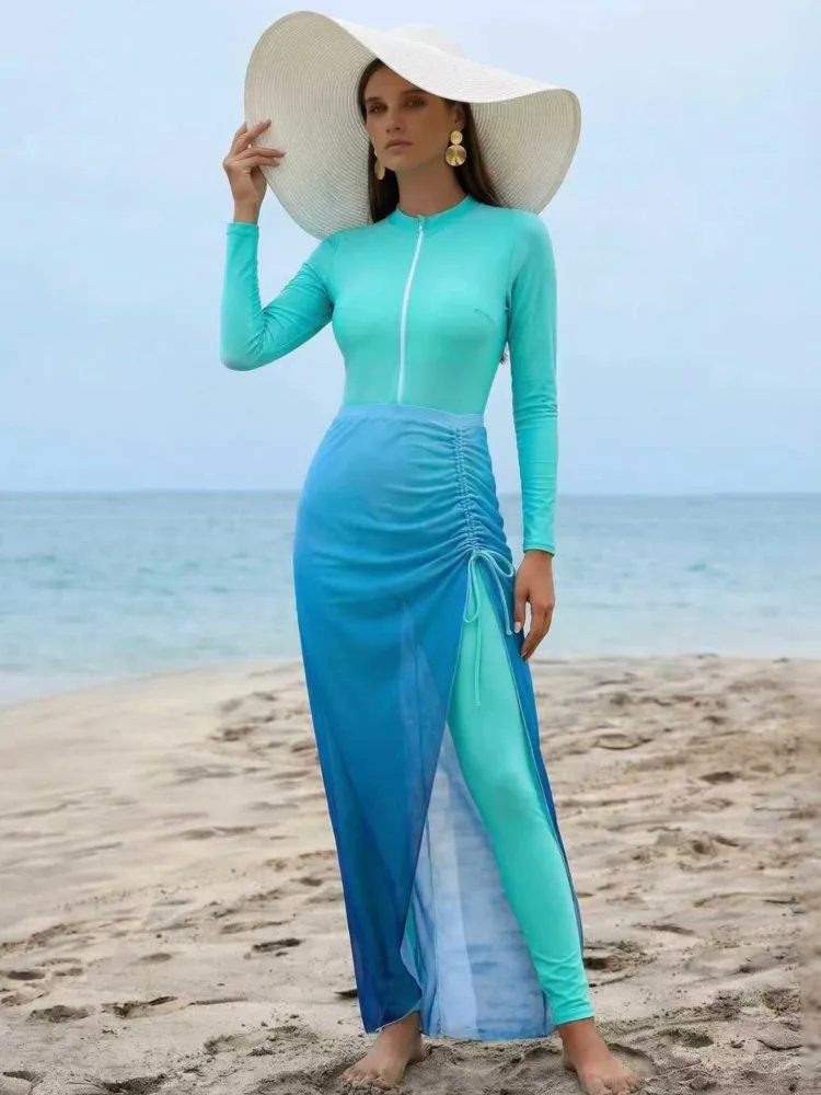 

Retro Bikini Sets Printed Fashion Swimsuit And Cover Up With Skirt Tight Women's Bandage Summer Beach Luxury Elegant 2026