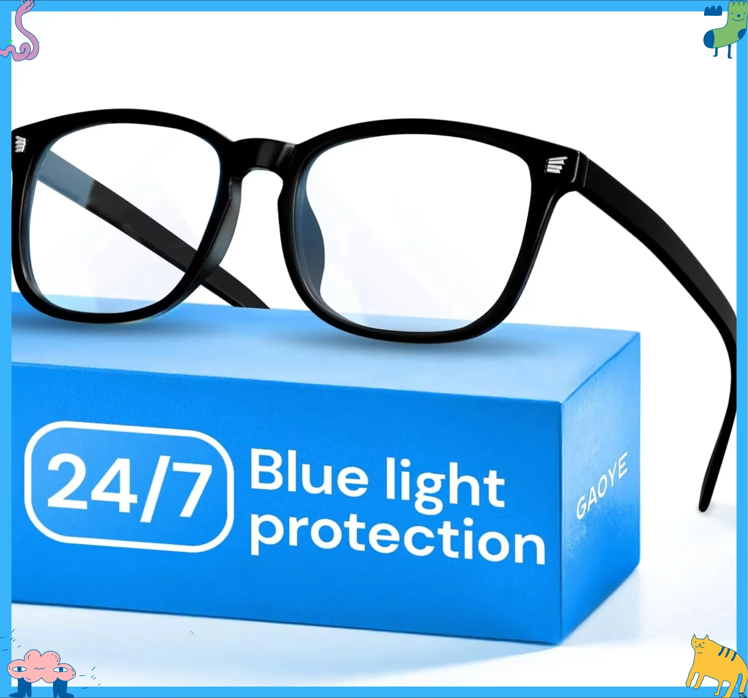 Kacamata Anti Cahaya Biru untu - Gaming Glasses Uv ulasan dan harga