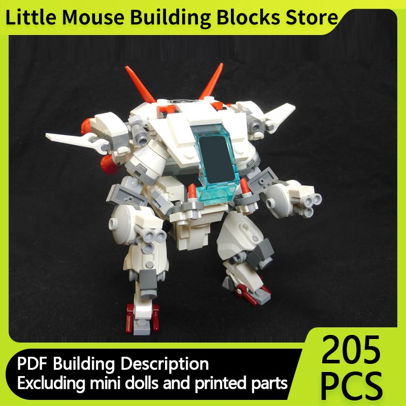 

Popular Game Model MOC Building Bricks Battle Mech Modular Technology Gifts Holiday Assemble Children Toys Suit