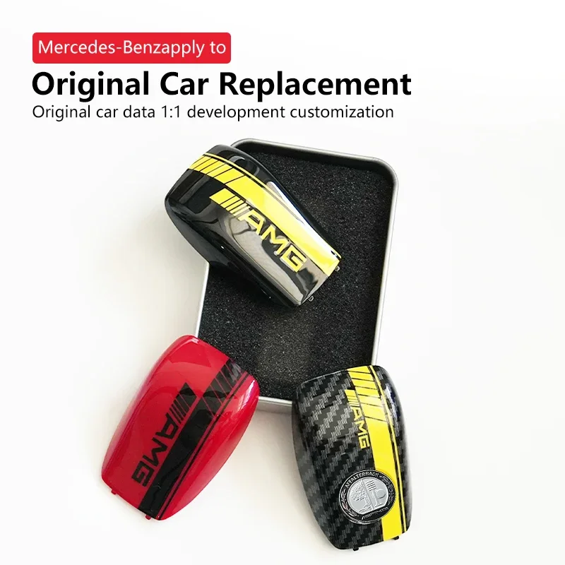 For Mercedes Benz S GLS CLA CLS A C E S G Class GLC CLE CLA W177 W205 W213 W222 X167 W204 W206 W212 AMG car key shell rear cover