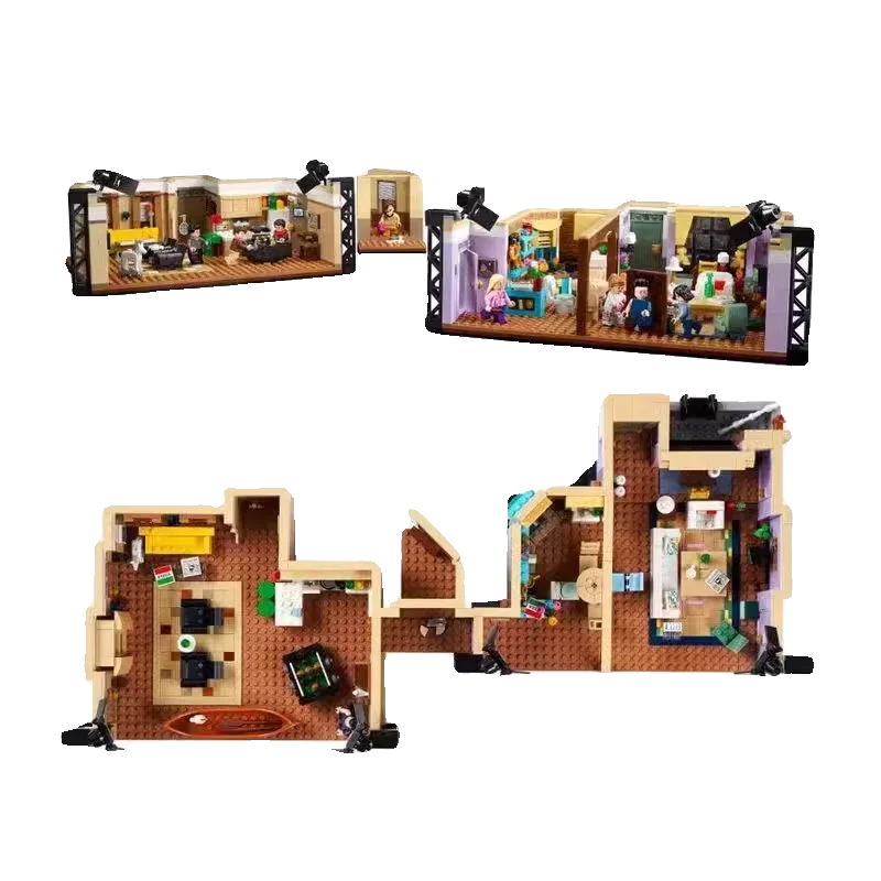 10292 2048pcs Building House Model Friends Series Monica's Appartement Volwassen Educatief Assemblage Bouwstenen Speelgoed Cadeau - afbeelding 2