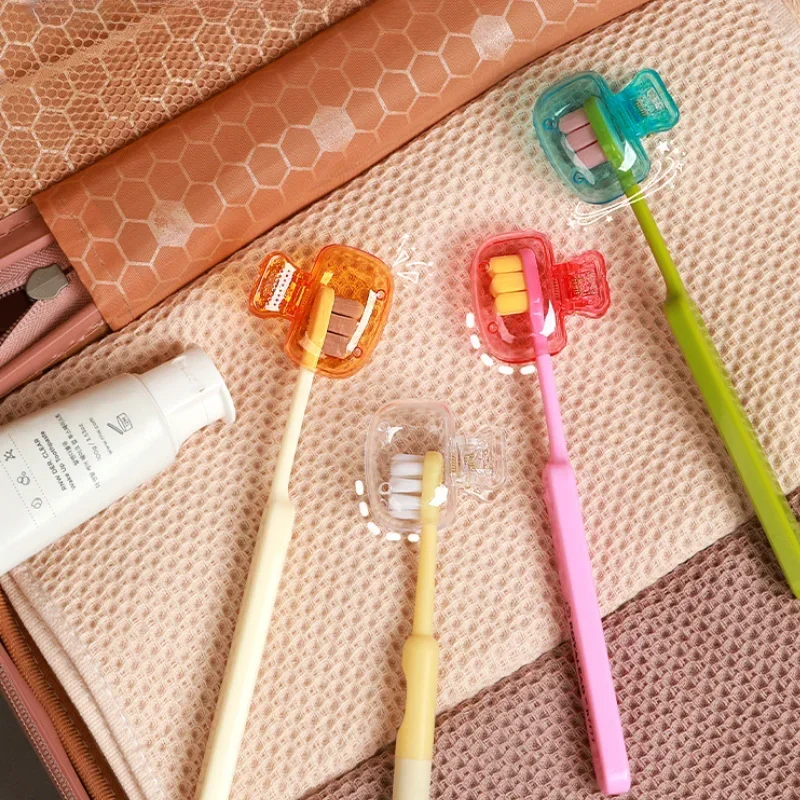 Travel Supplies Travelling Accesories Plastic Travel Practical Accessories Toothbrush Box Toothbrush Storage Clip Protective Cap