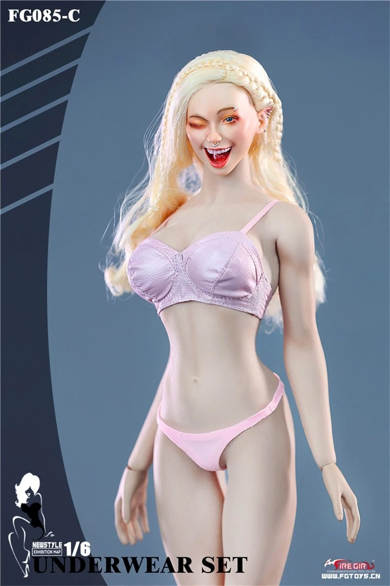 Fire Girl Toys FG085 serie de armario a escala 1/6, traje de ropa interior para mujer, corsé, Tanga, accesorio para cuerpo de figura de acción de 12 pulgadas