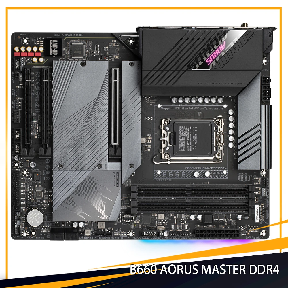 

GA B660 AORUS MASTER DDR4 For Gigabyte B660 LGA 1700 DDR4 128GB PCI-E 4.0 ATX Desktop Motherboard