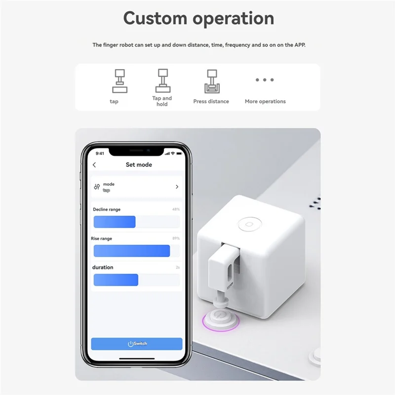 

CS-Tuya Smart Finger Robot, кнопка переключения, Bluetooth Finger Robot, работает с Alexa Google Alice