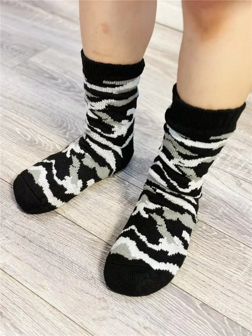 

Thermal Socks Mens Fuzzy Winter Warm Short Plus Velvet Soft Non Slip Floor Fluffy Sock Slipper Male Gifts Christmas 2024 New In