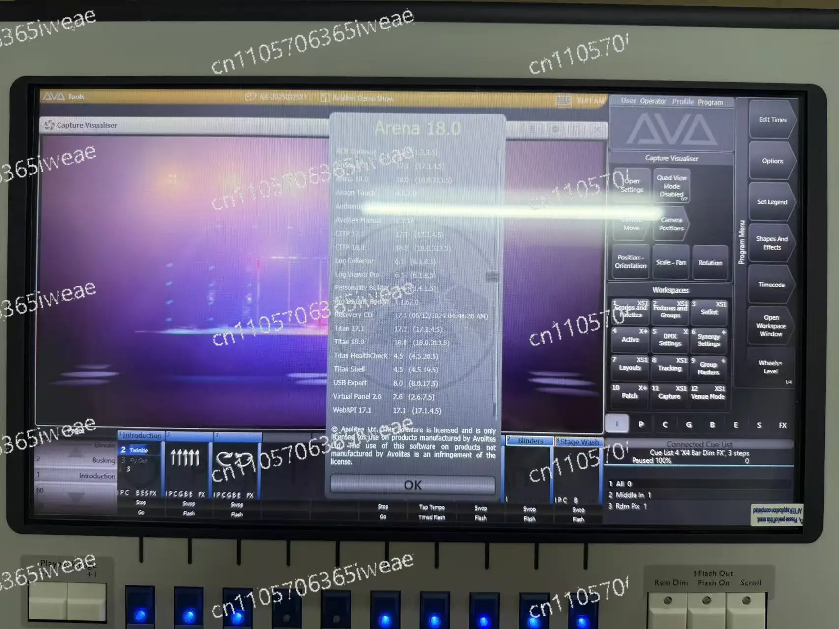 

Новое оборудование для сцены V18.0, контроллер дискотечного освещения Arena, DJ DMX консоль