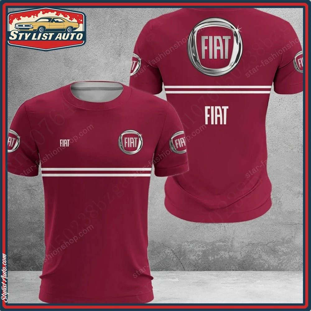 Fiat Anime masculino e feminino Camiseta extragrande, Harajuku, manga curta, roupa unissex, camiseta impressão 3D, blusa casual