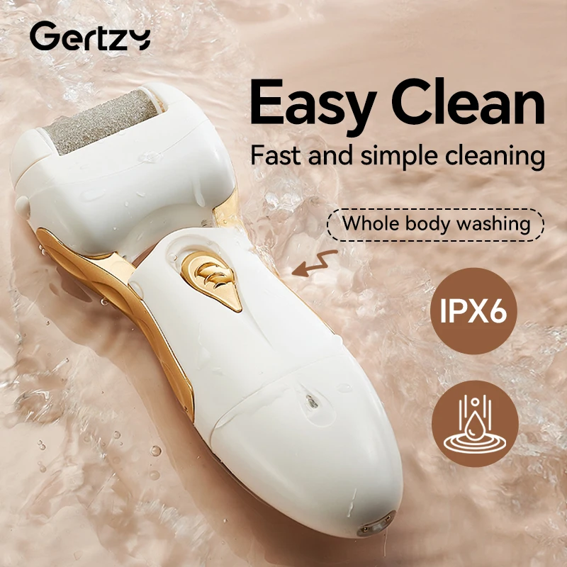 USB Powered Callus Remover with Adjustable Speeds Rechargeable Electric Foot Grinder - for Men & Women's Pedicure and Self-Care