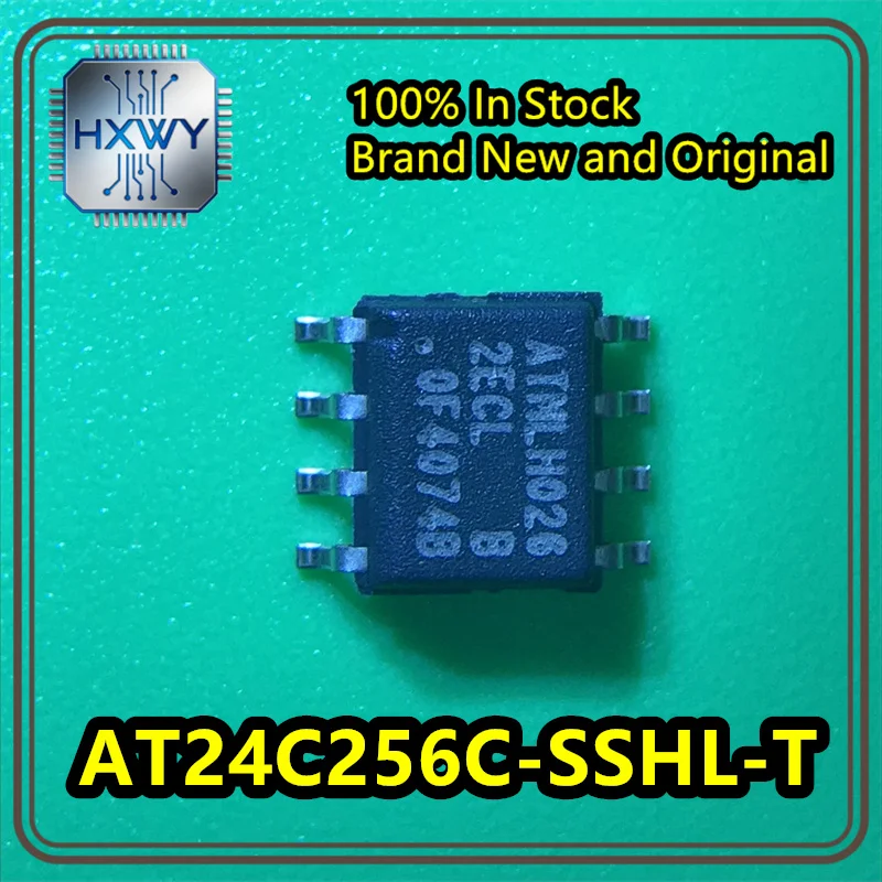 (20/100 pieces) Original Authentic Surface Mount AT24C256C AT24C256C-SSHL-T 2ECL SOP8 In Stock Electronic Device IC