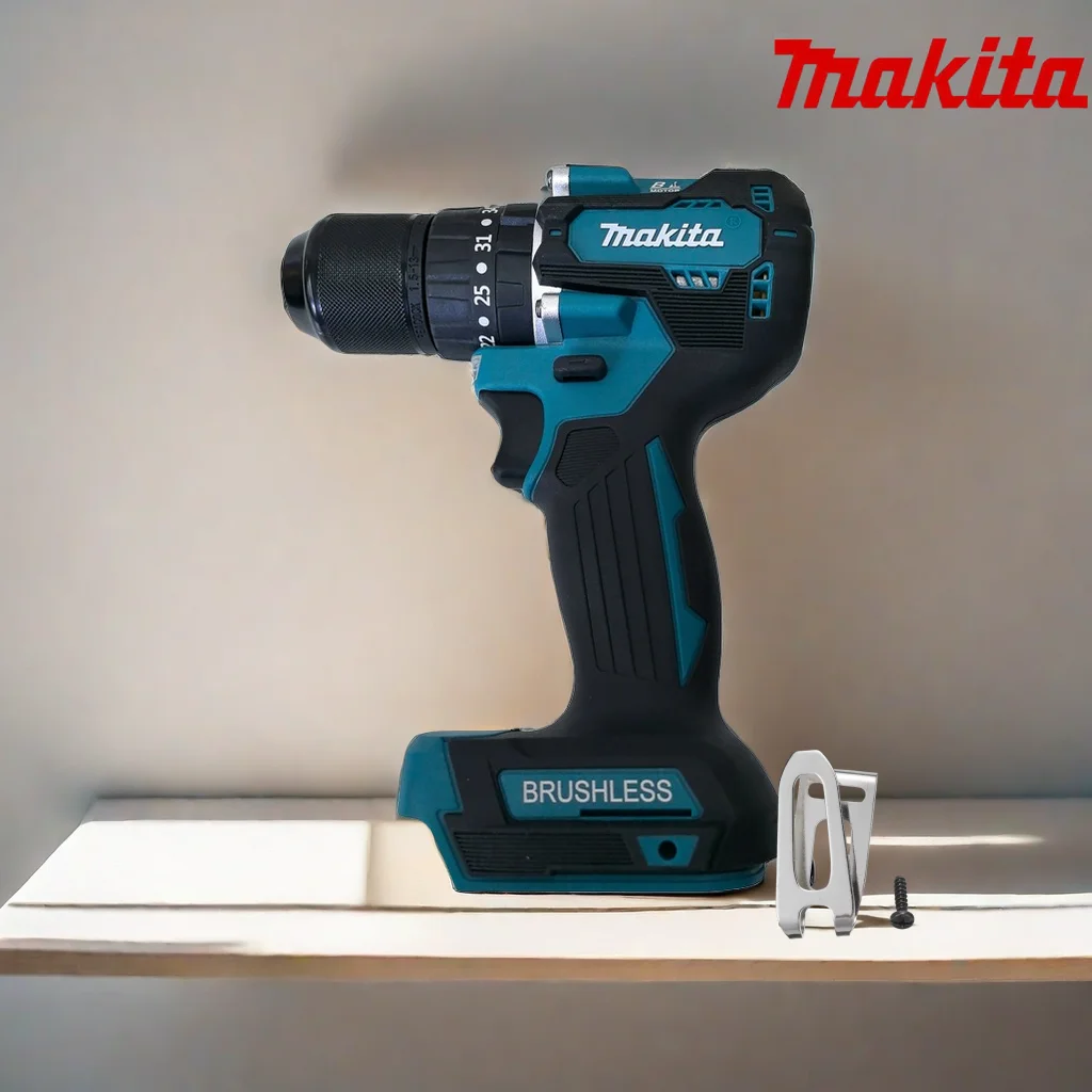 

Makita 18V LXT DHP487 13mm Cordless Hammer Driver Drill Brushless Motor Impact Electric Screwdriver Variable Speed Power tools