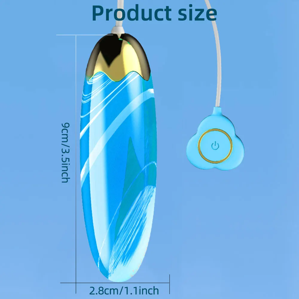 Silicone Vibrating Egg Wire Remote Control Bullet Vibrators Vaginal Masturbation G Spot Stimulating Massager Women Sex Toys view 4