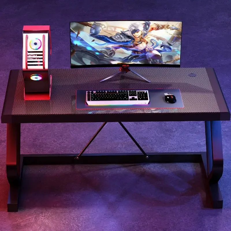 Adjustable Height Desk Computer Office Gaming Table Study L Shaped Folding Standing Writing Workstation Portable Motion image 3