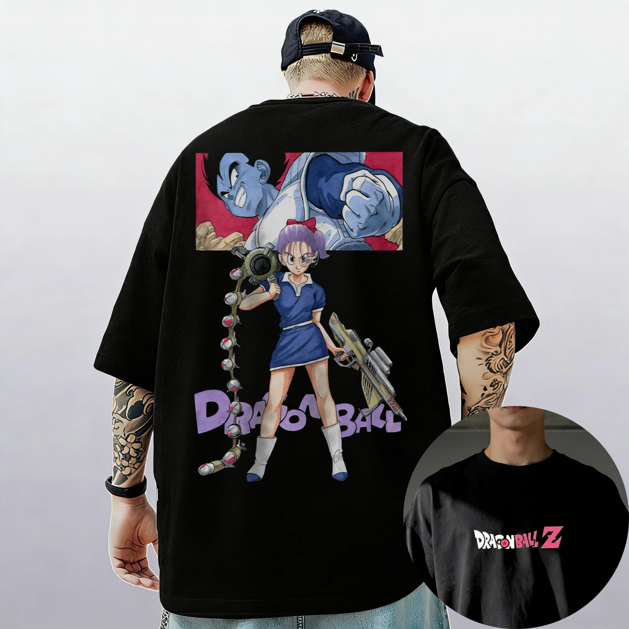 

Dragon Ball Z Men Women Son Goku Vegeta Bulma Print T-shirt Cotton Kid Clothes Funny Short Sleeve Harajuku New Arrival T-Shirts