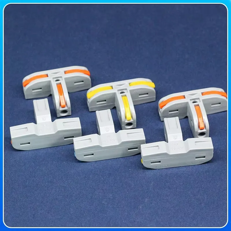 ELEWIND  T-type  Fast Wire Cable Connectors Universal Compact Wiring Connector Push-in Terminal Block