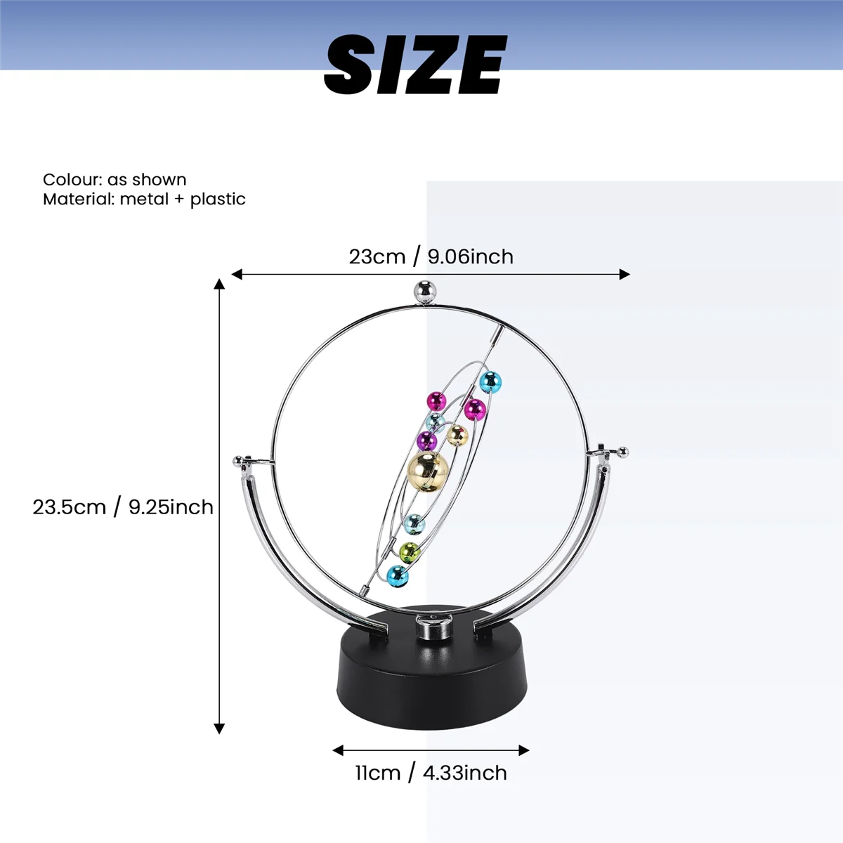 Kinetic Art Asteroid - Electronic Perpetual Motion Desk Toy Home Decoration HGC