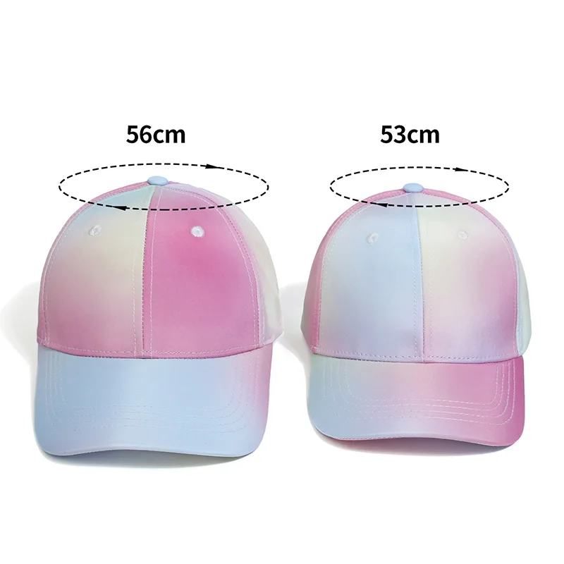 Mother Kids Cap for Girls Summer Children Ponytail Hat Sports Travel Baseball Cap for Women Sun Hats Adjustable 53/56cm