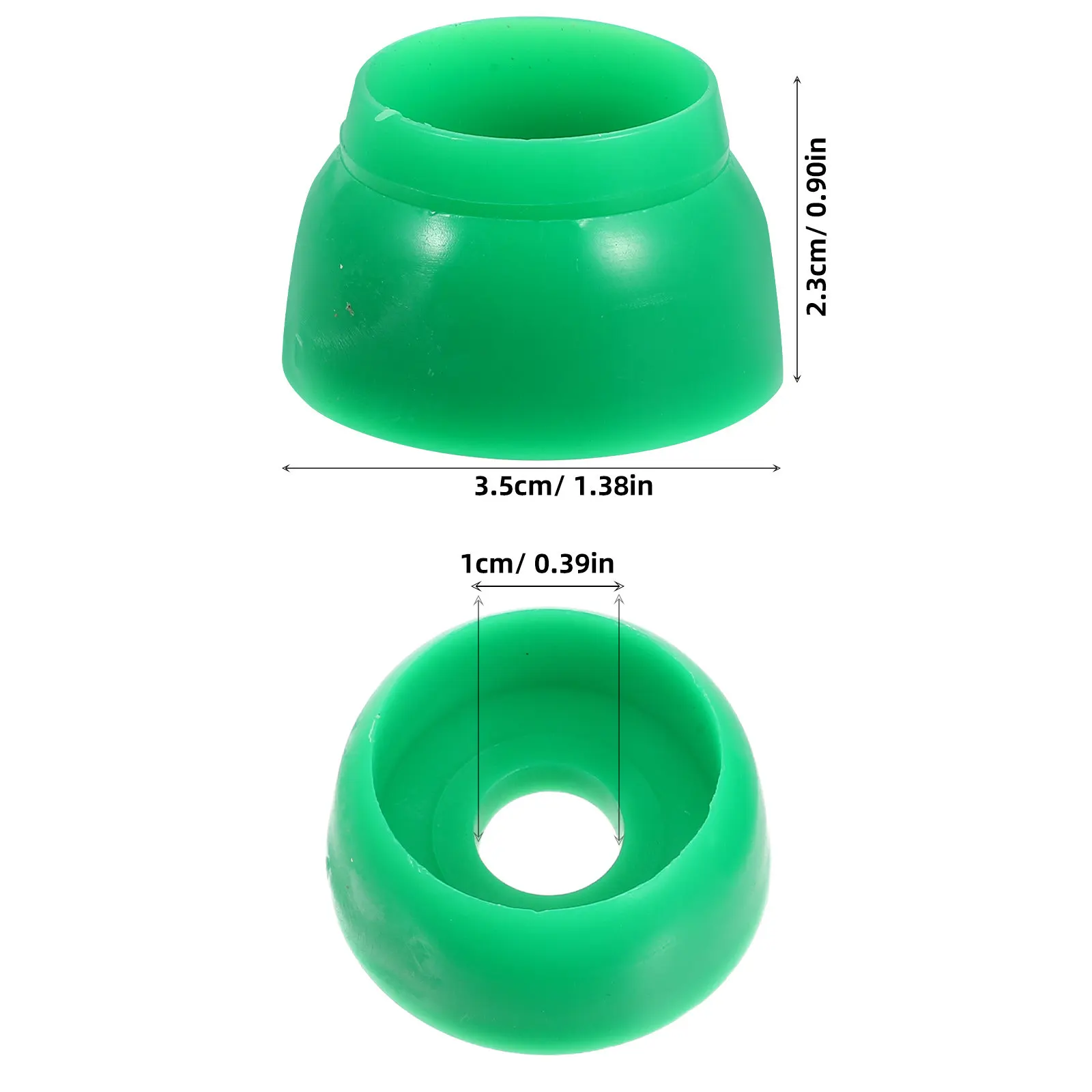 50pcs M10 UV-Resistant Plastic Bolt Protectors for Playground Slides and Equipment Safety Edge Covers