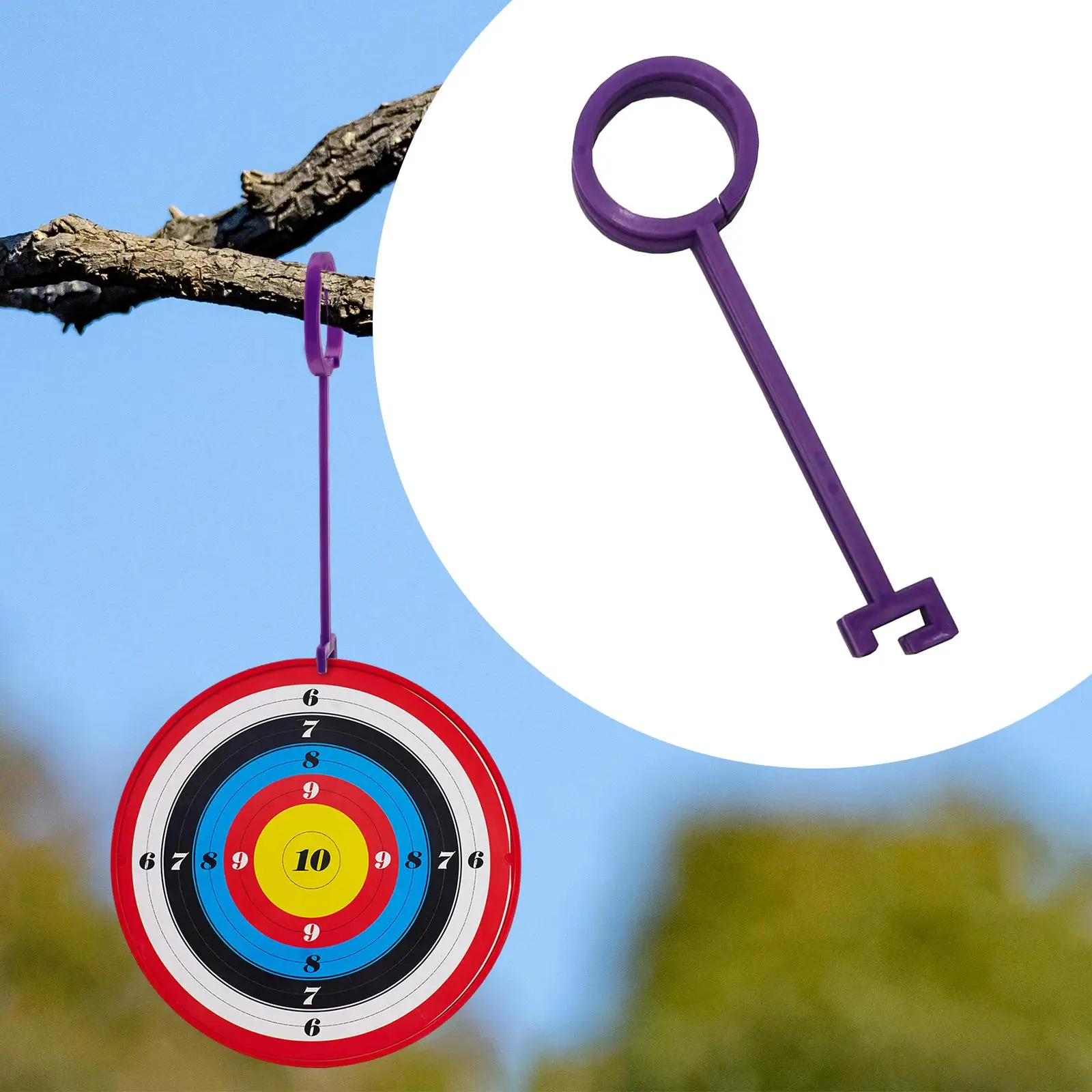 

Clay Pigeon Hooks Plastic Clay Target Holder Outdoor Stand Hanger Bird Hunting Accessories for Duck Pigeon