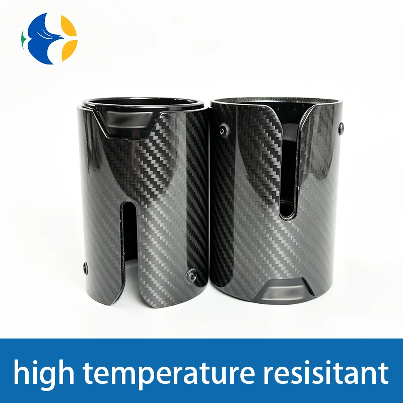 

inlet60mm1 piece New Carbon Fiber Exhaust Tip nozzle muffler Car Exhaust Pipe Muffler Tip universal auto end pipe For bmw
