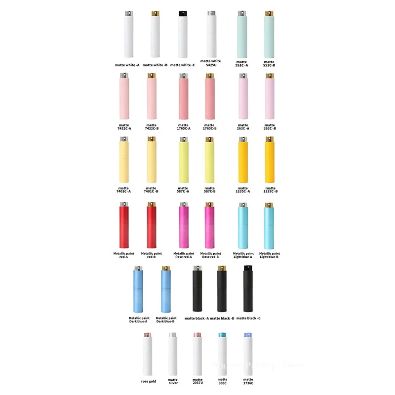 8ml 10ml Portable Mini Perfume Glass Bottle Travel Aluminum Spray Atomizer Empty Metal Perfume Atomiser Sprayer