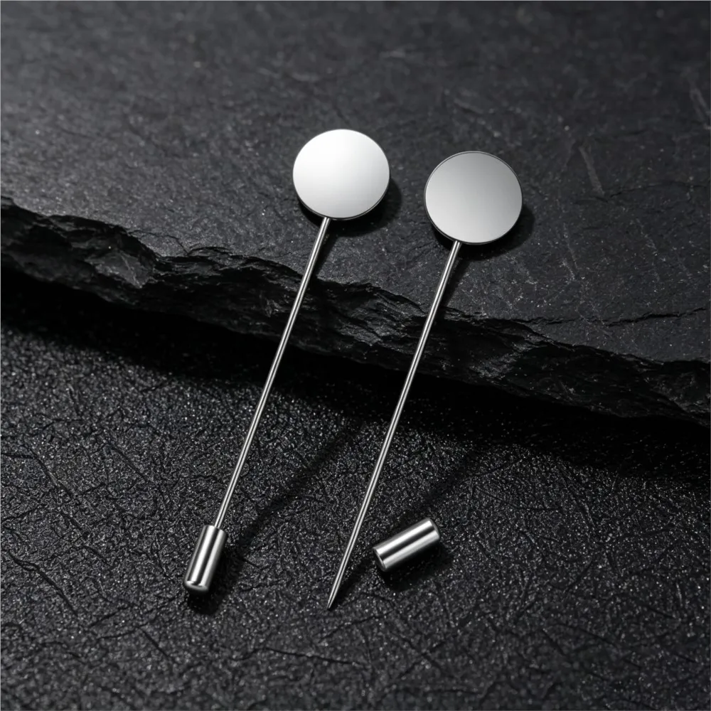 10/20/30pcs Stainless Steel Long Brooch Pin DIY Lapel Dress Jewelry Making Brooch Basic Safety Pin Jewelry Accessories Wholesale
