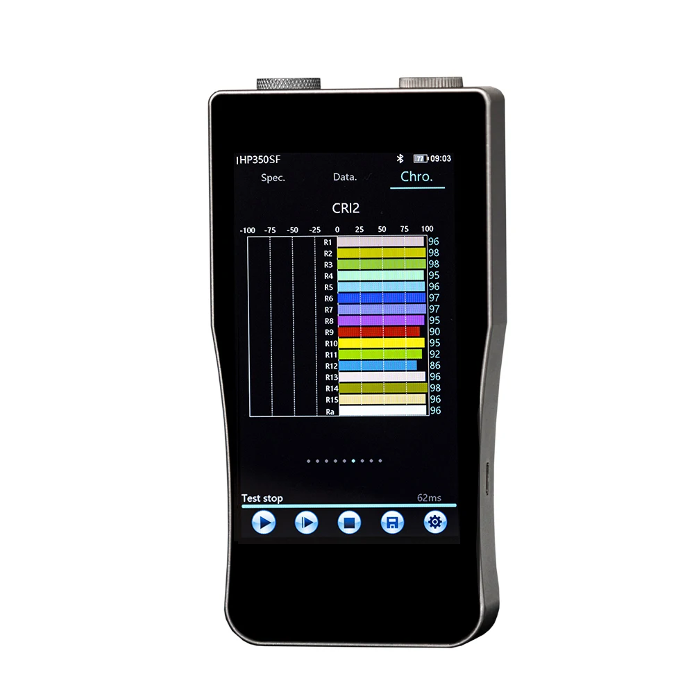 HP350SF Strobe Spectrometer Handheld Spectrophotometer Color Temperature Color Rendering Index