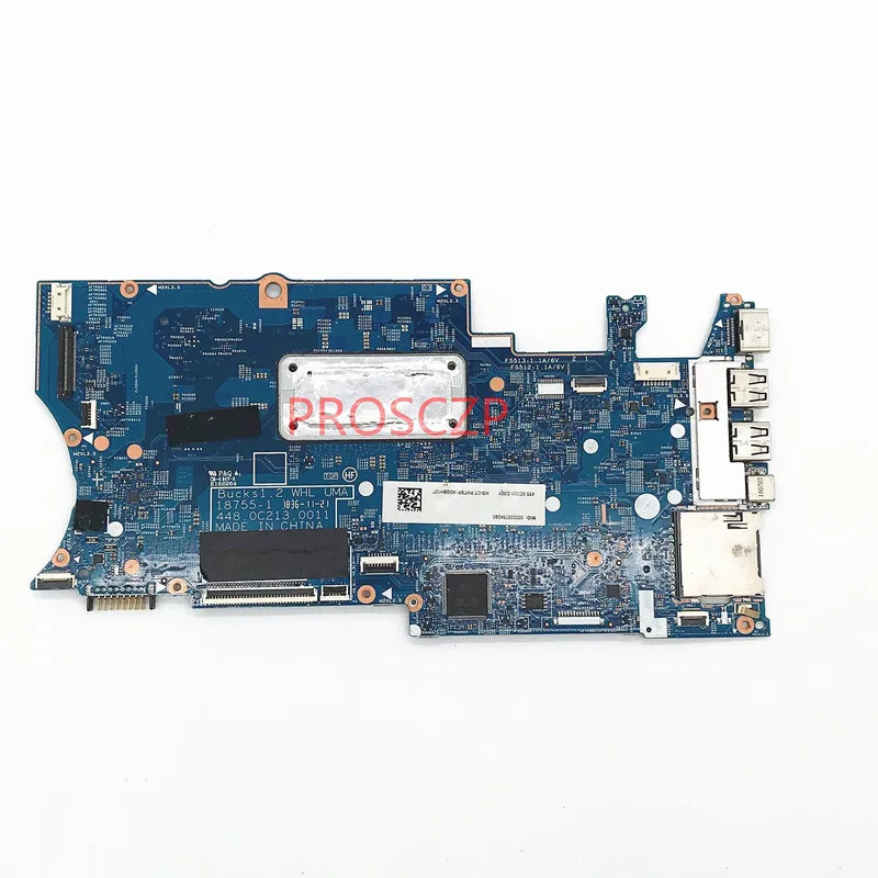 High Quality Mainboard For HP X360 14-BA Laptop Motherboard 18755-1 448.0C213.0011 With SREJQ I5-8265U CPU 100%Full Working Well