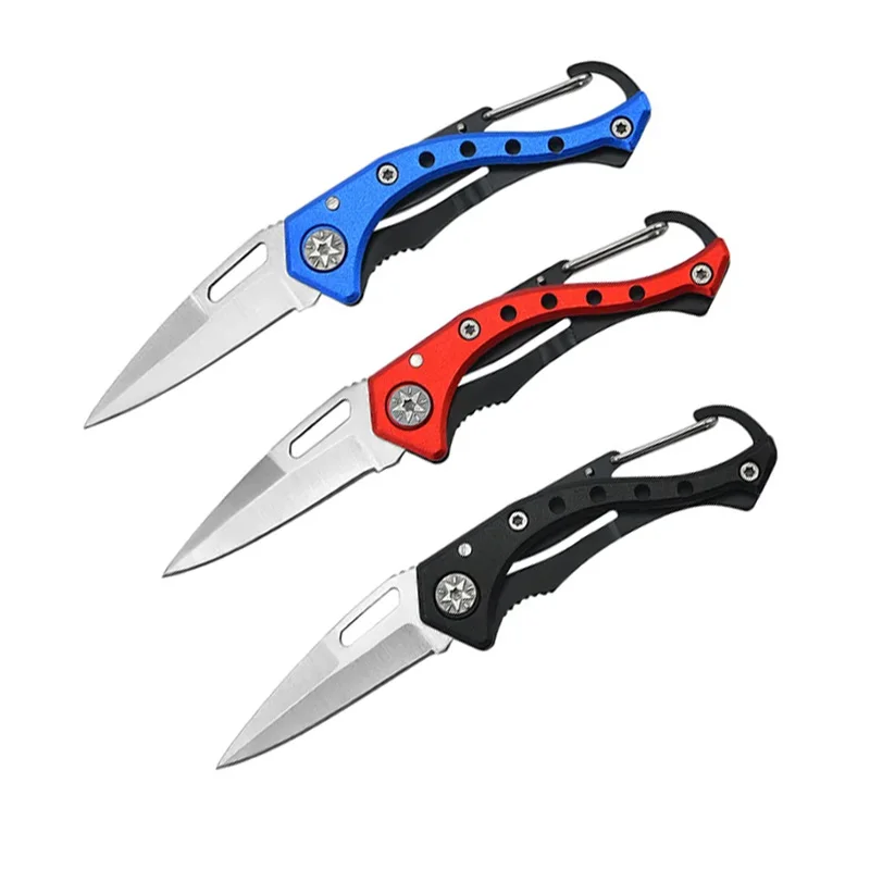 1PCS Pocket Knife EDC Tactical Survival Knives Hunting Camping Blade Self Defense Multi Outdoor Keychain Knife Tools Folding Kni