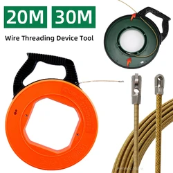Wire Lead Threading Device Tool Wire Puller with Pulley Threading Cable Retractable Aid Wall and Electrical Conduit 20M 30M