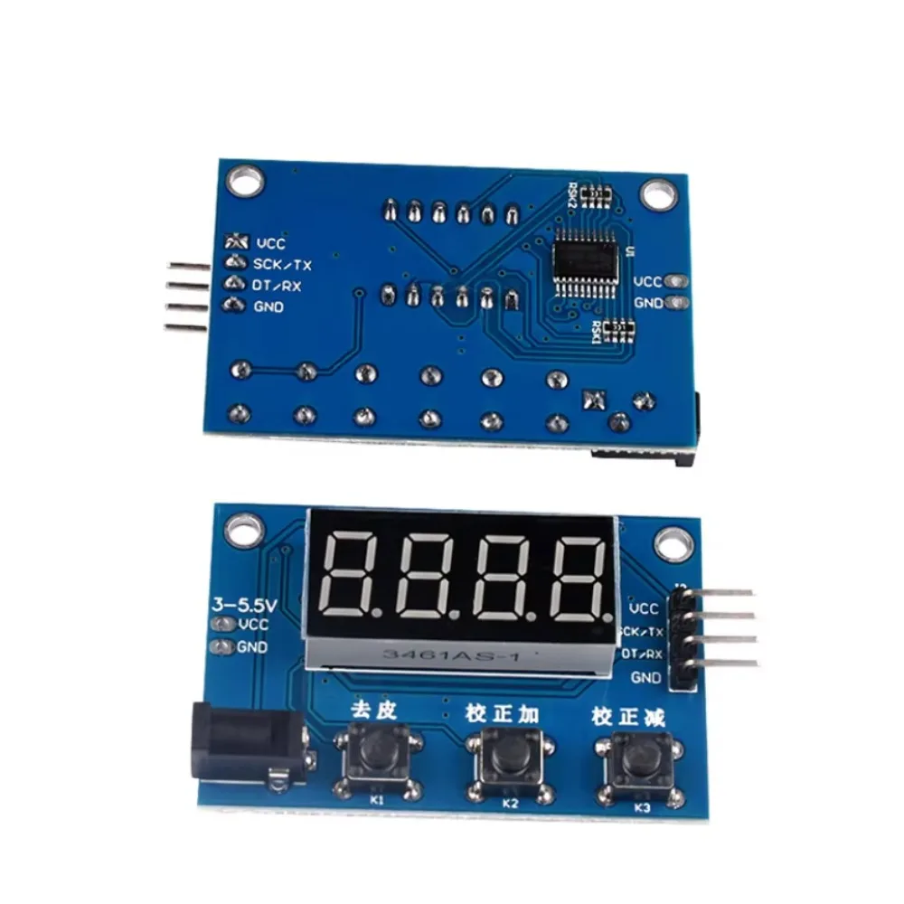 전자 계량용 디지털 디스플레이가 있는 HX711 압력 센서 중량 스케일 모듈